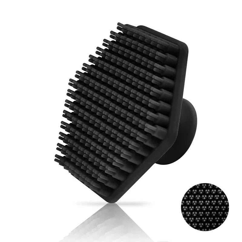 Men’s Silicone Facial Cleansing Brush – Deep Clean Face Scrubber & Shaving Massage Brush for Pore Cleaning & Skin Care