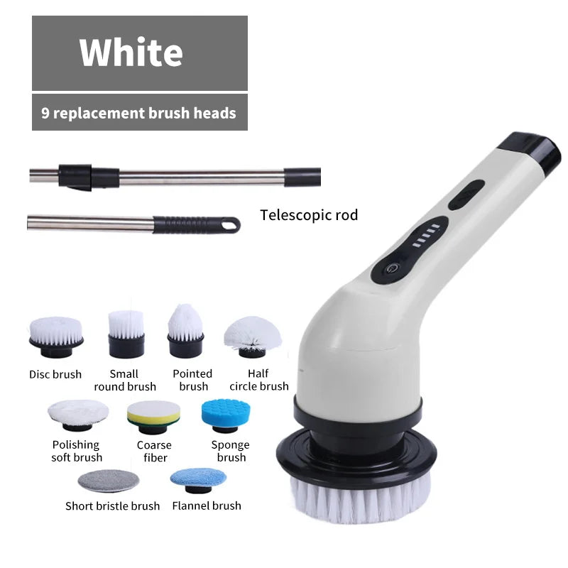 9-In-1 Electric Cleaning Brush