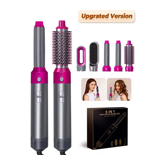 "5-in-1 Hair Dryer & Multi Styler with Curling Iron & Straightener"