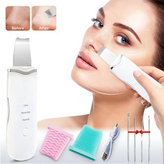 Ultrasonic Skin Scruber Spatula