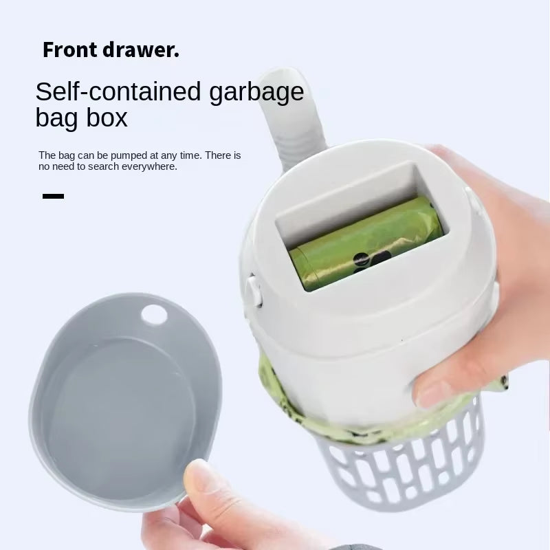 Cat Litter Scoop with Refill Bags β Durable Pet Waste Shovel & Garbage Picker for Easy Litter Box Cleaning