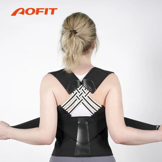 Adjustable Posture Corrector for Men & Women – Back Straightener Shoulder Brace for Upper & Middle Spine Support & Pain Relief