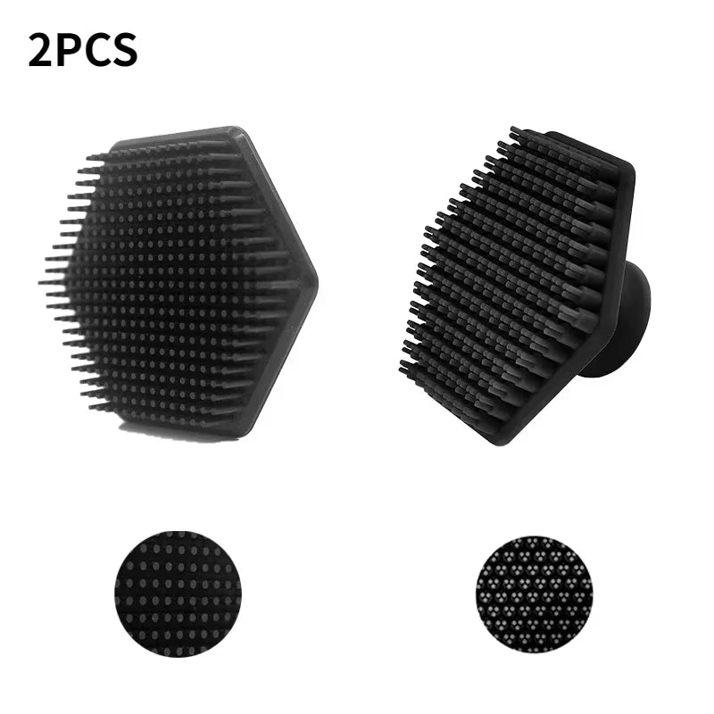 Men’s Silicone Facial Cleansing Brush – Deep Clean Face Scrubber & Shaving Massage Brush for Pore Cleaning & Skin Care