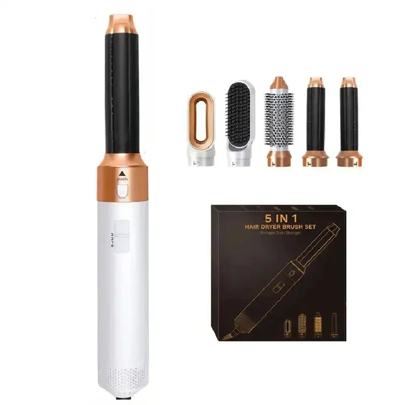 "5-in-1 Hair Dryer & Multi Styler with Curling Iron & Straightener"