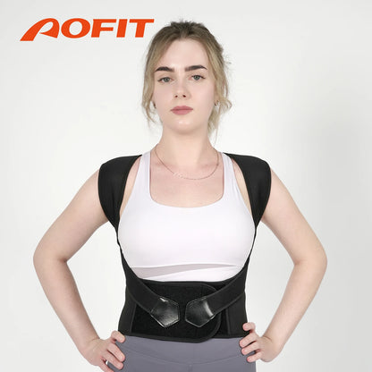 Adjustable Posture Corrector for Men & Women – Back Straightener Shoulder Brace for Upper & Middle Spine Support & Pain Relief