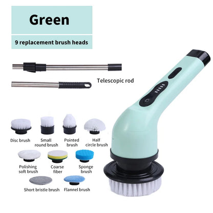 9-In-1 Electric Cleaning Brush
