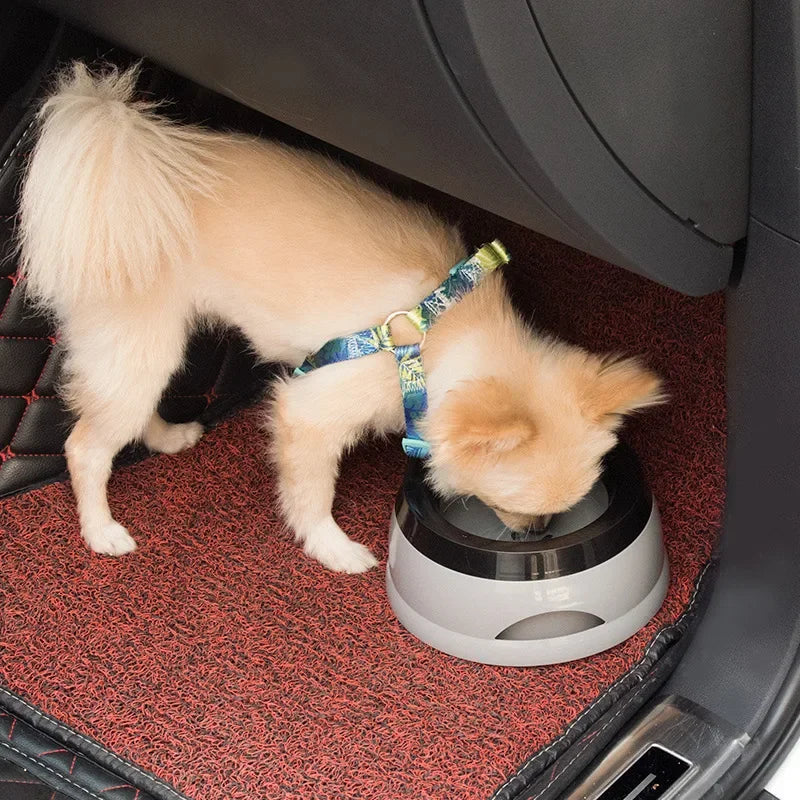 No-Spill Pet Water Bowl – Floating Dog & Cat Drinking Feeder, Portable Anti-Splash Bowl for Home & Travel