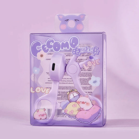 Rechargeable Heated Eyelash Curler with Intelligent Temperature Control – Long-Lasting Natural Lift & Curl