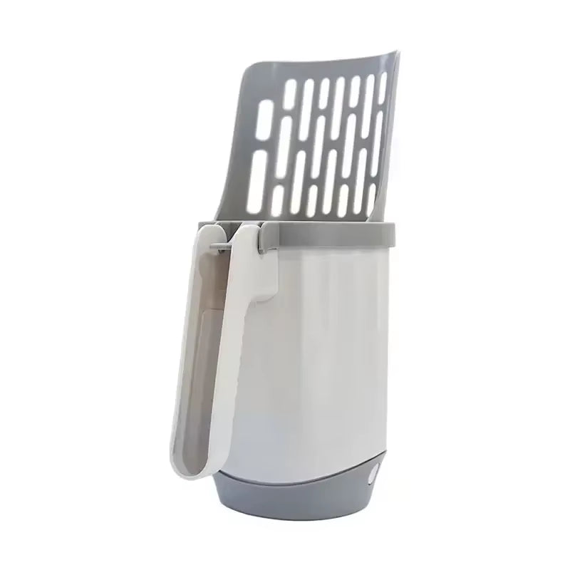 Cat Litter Scoop with Refill Bags – Durable Pet Waste Shovel & Garbage Picker for Easy Litter Box Cleaning
