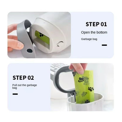 Cat Litter Scoop with Refill Bags – Durable Pet Waste Shovel & Garbage Picker for Easy Litter Box Cleaning