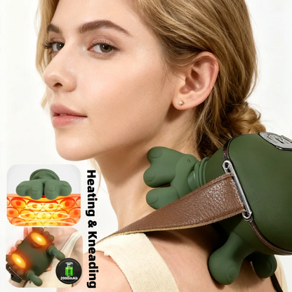 Wireless Neck Massager Imitates Human Hands to Knead Massage to Relieve Neck/Shoulder Painmmassage Shawl