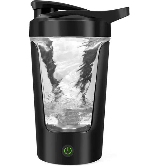 Portable Electric Protein Shaker Bottle – 450ml USB Rechargeable Blender Cup for Protein Powder, Smoothies & Shakes – Travel, Gym, Office & Home”