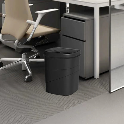 Smart Sensor Touchless Trash Can – Automatic Closing Waste Bin, Battery Powered for Kitchen, Bathroom, Office & Home