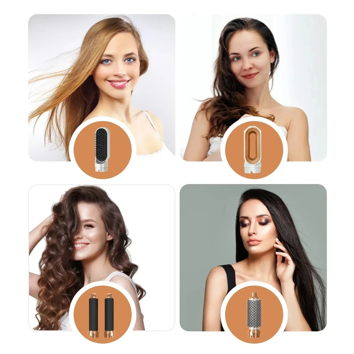 "5-in-1 Hair Dryer & Multi Styler with Curling Iron & Straightener"
