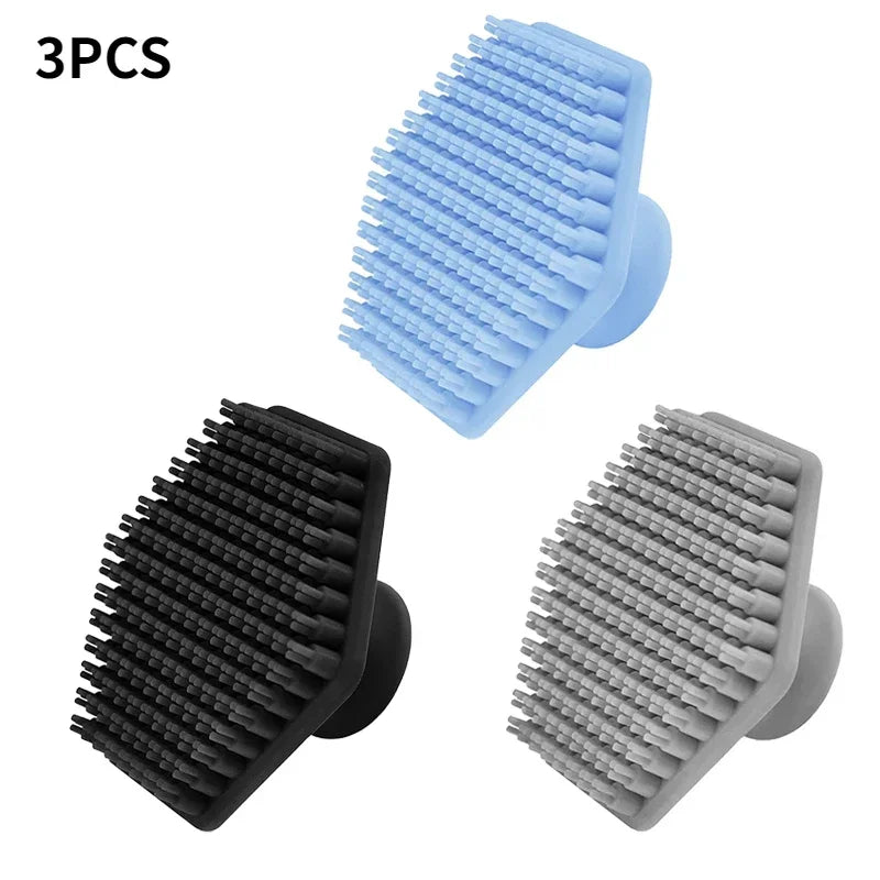 Men’s Silicone Facial Cleansing Brush – Deep Clean Face Scrubber & Shaving Massage Brush for Pore Cleaning & Skin Care