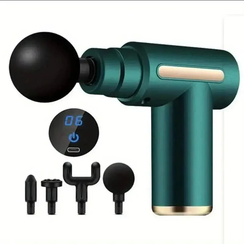 Mini Muscle Massage Gun – Portable Deep Tissue Handheld Percussion Massager for Back, Neck, Shoulder & Leg Pain Relief