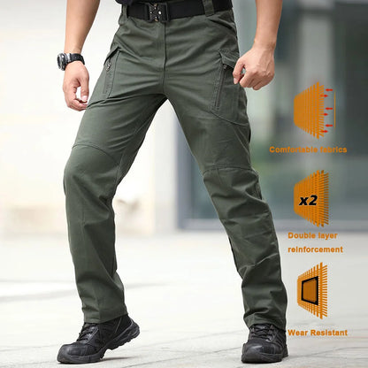 Men’s Tactical Cargo Pants – Military Camouflage Multi-Pocket Outdoor Hiking, Trekking & Workwear Joggers