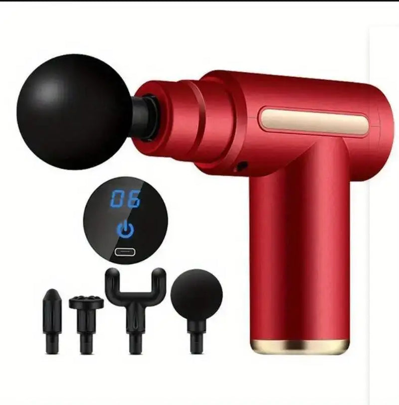 Mini Muscle Massage Gun – Portable Deep Tissue Handheld Percussion Massager for Back, Neck, Shoulder & Leg Pain Relief