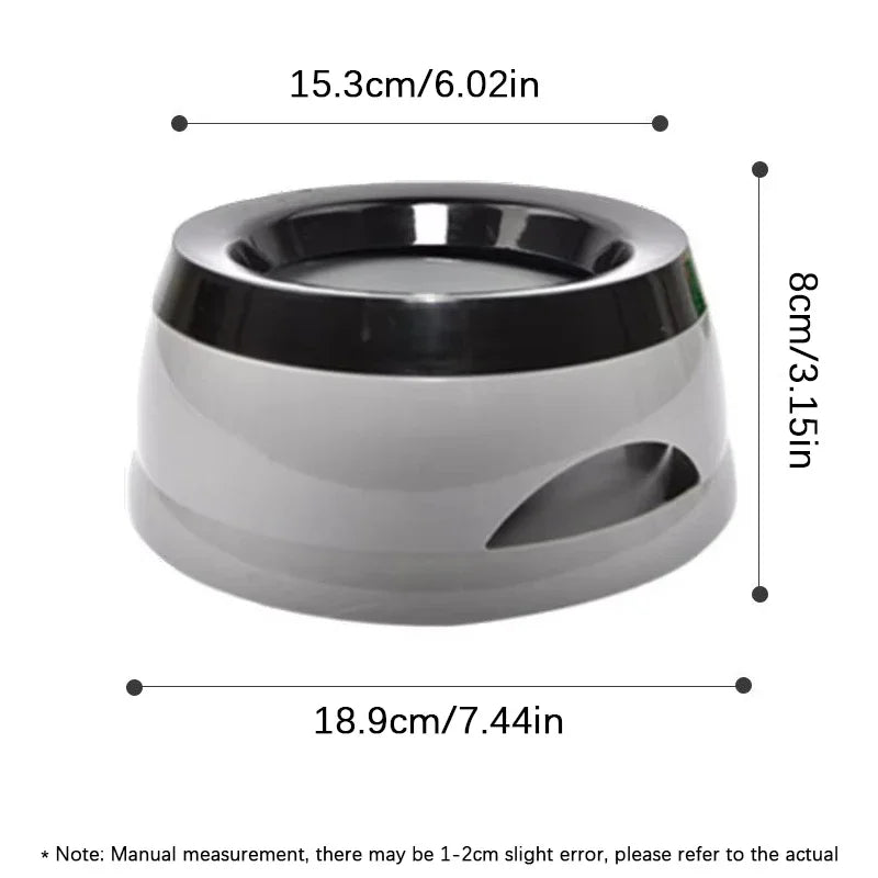 No-Spill Pet Water Bowl – Floating Dog & Cat Drinking Feeder, Portable Anti-Splash Bowl for Home & Travel