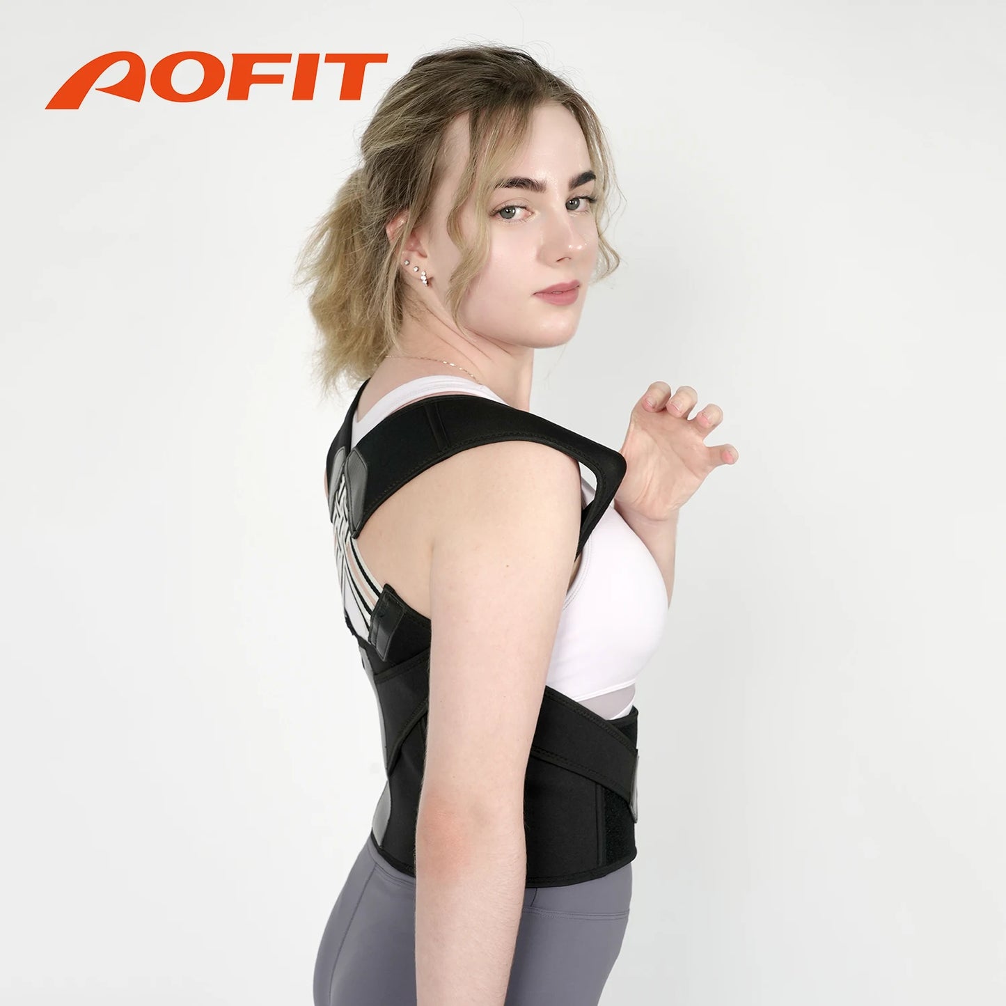 Adjustable Posture Corrector for Men & Women – Back Straightener Shoulder Brace for Upper & Middle Spine Support & Pain Relief