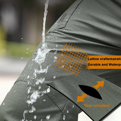 Men’s Tactical Cargo Pants – Military Camouflage Multi-Pocket Outdoor Hiking, Trekking & Workwear Joggers