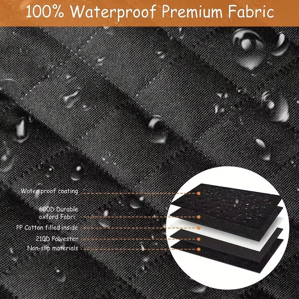 Waterproof Dog Car Seat Cover for SUV – Durable, Wear-Resistant Pet Carrier Liner, Nonslip, Portable & Easy to Install Vehicle Protector